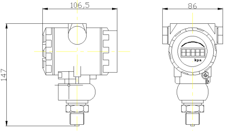 CYB602-5D工业数显压力变送器(图2)