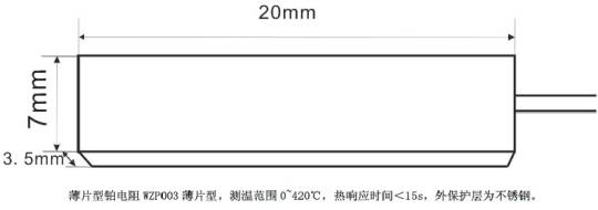 WZP003薄片型铂电阻(图2)