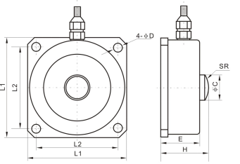 GY－2A型轮辐式称重传感器(图2)