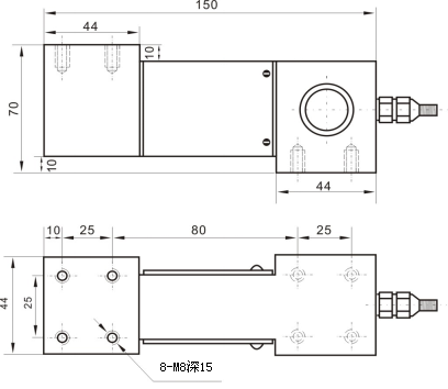 CZL－2C平行梁传感器(图2)