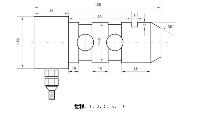 ALP－9A轴销式称重传感器(图2)