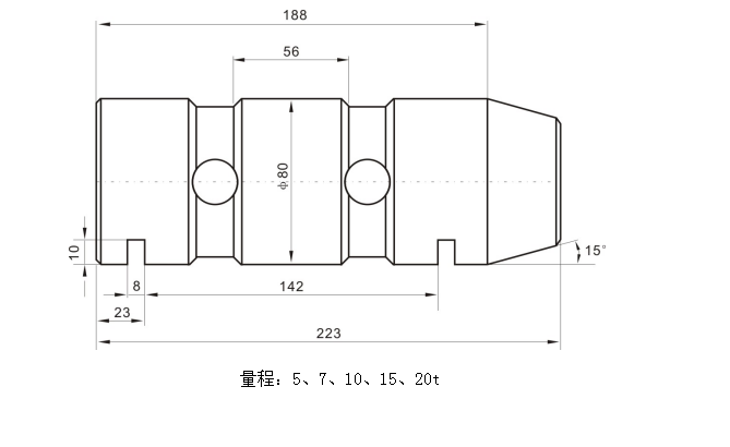 ALP－9B轴销式称重传感器(图2)