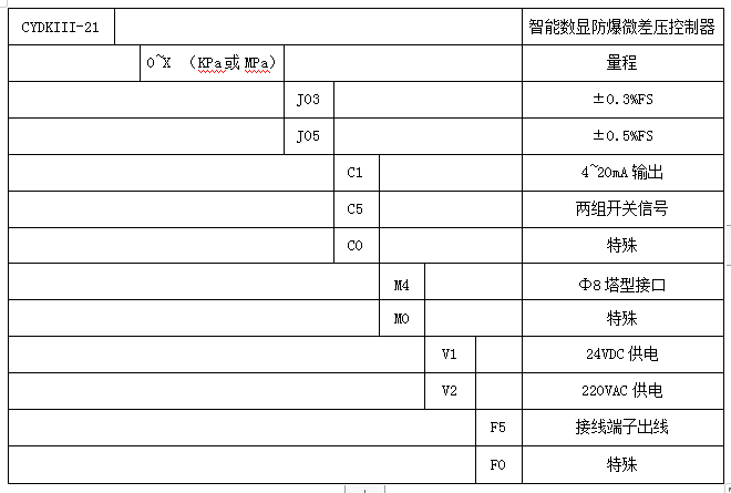 CYDKIII-21智能数显防爆微差压控制器(图4)