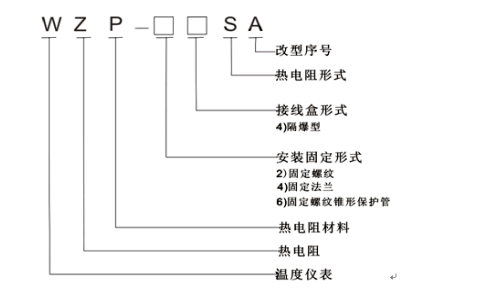 WZP241防爆式铂电阻(图3)