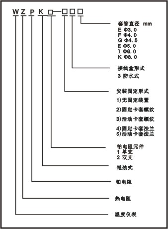 WZPK系列铠装铂电阻(图3)